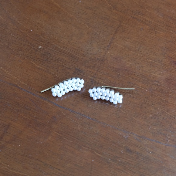 BaubleBar Jewelry - SUGARFIX by BaubleBar Pearl Ear Crawlers BaubleBar Jewelry - SUGARFIX by BaubleBar Pearl Ear Crawlers